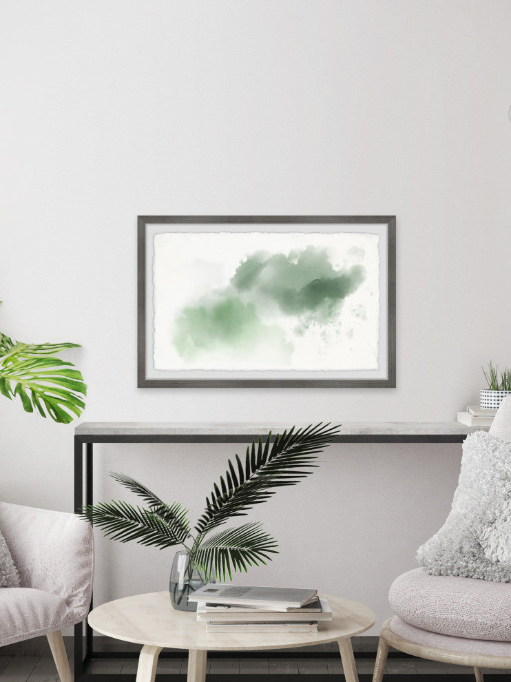 "Warped Forest" Framed Painting Print, 12x8