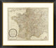 "A new map of the Kingdom of France, 1790"  by Thomas Kitchin, 40x36"