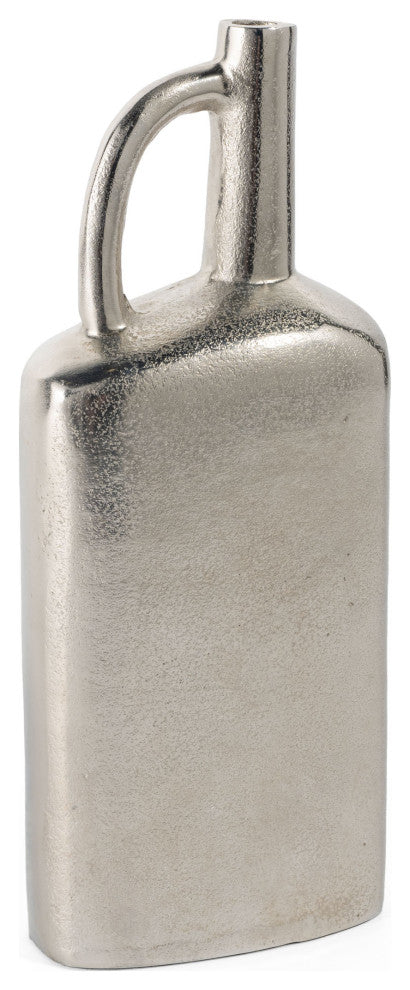 Macrae Metal Table Vase, Large Silver