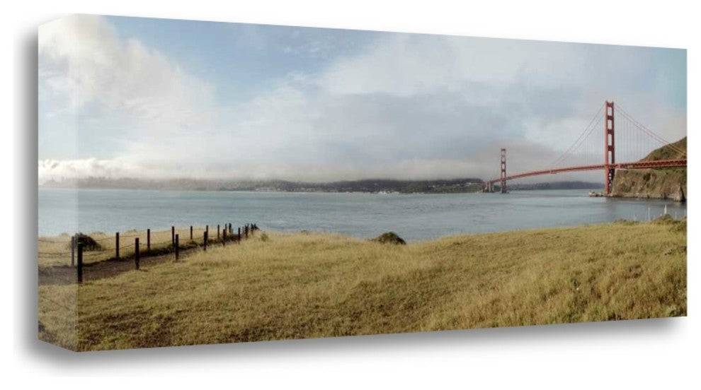 "Golden Gate Bridge Pano - 104" By Alan Blaustein, Giclee on Gallery Wrap Canvas