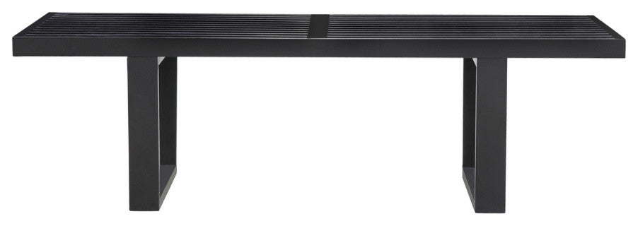 Modern Classics Wood Bench 48", Black