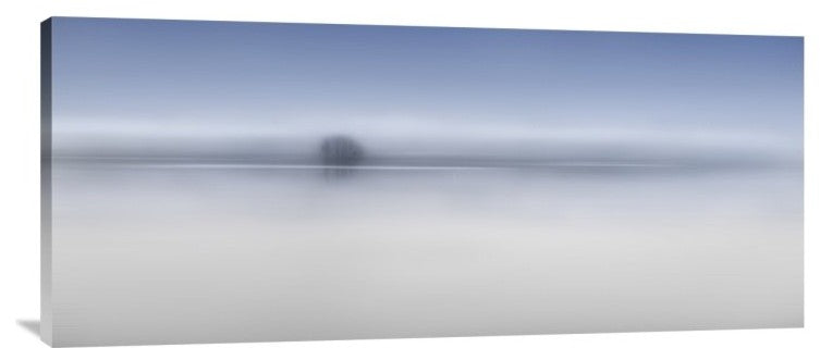 "The Twilight River" Stretched Canvas Giclee by Shenshen Dou, 36x15"