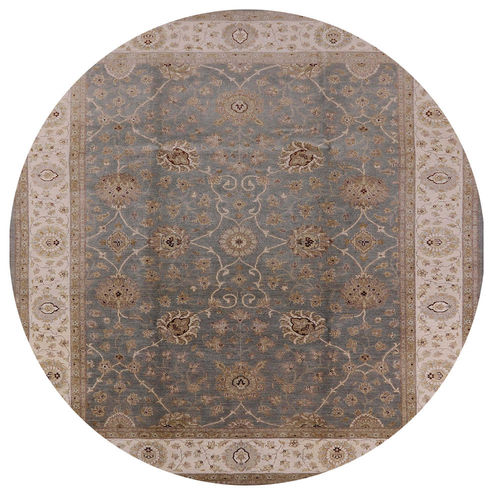 Ahgly Company Indoor Round Mid-Century Modern Area Rugs, 5' Round