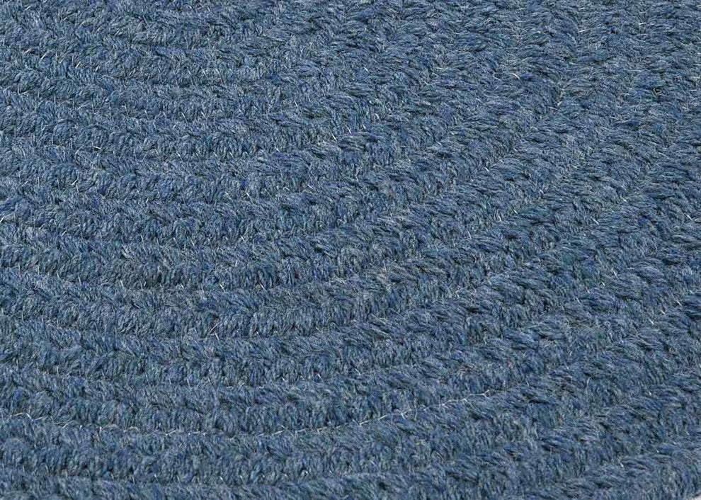 Colonial Mills Bristol WL01 Federal Blue Traditional Area Rug, Round 12'x12'