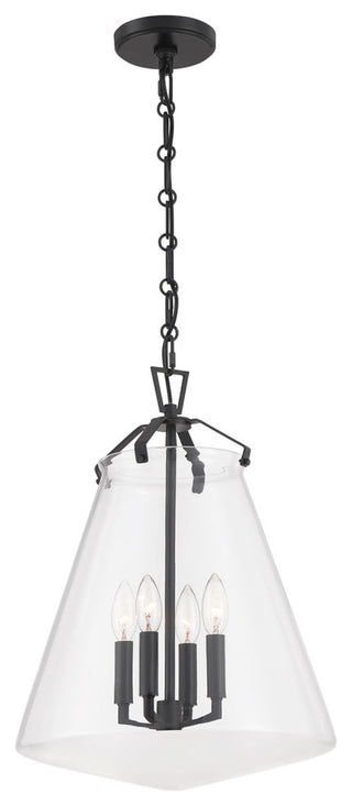 Crystorama Lighting Group VSS-7015 Voss 4 Light 15"W Taper Candle - Polished