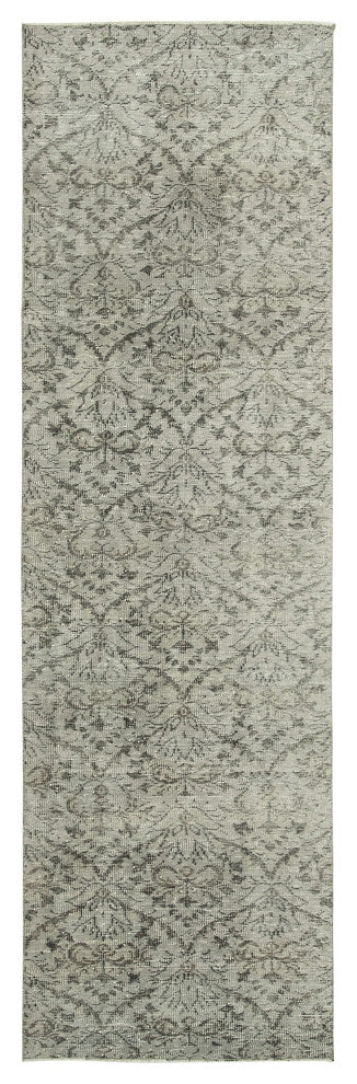 Rug N Carpet - Handmade Oriental 3' 0" x 10' 0" Contemporary Kitchen Runner Rug