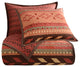 Broken Arrow Reversible Quilt Set, 3 Piece, King
