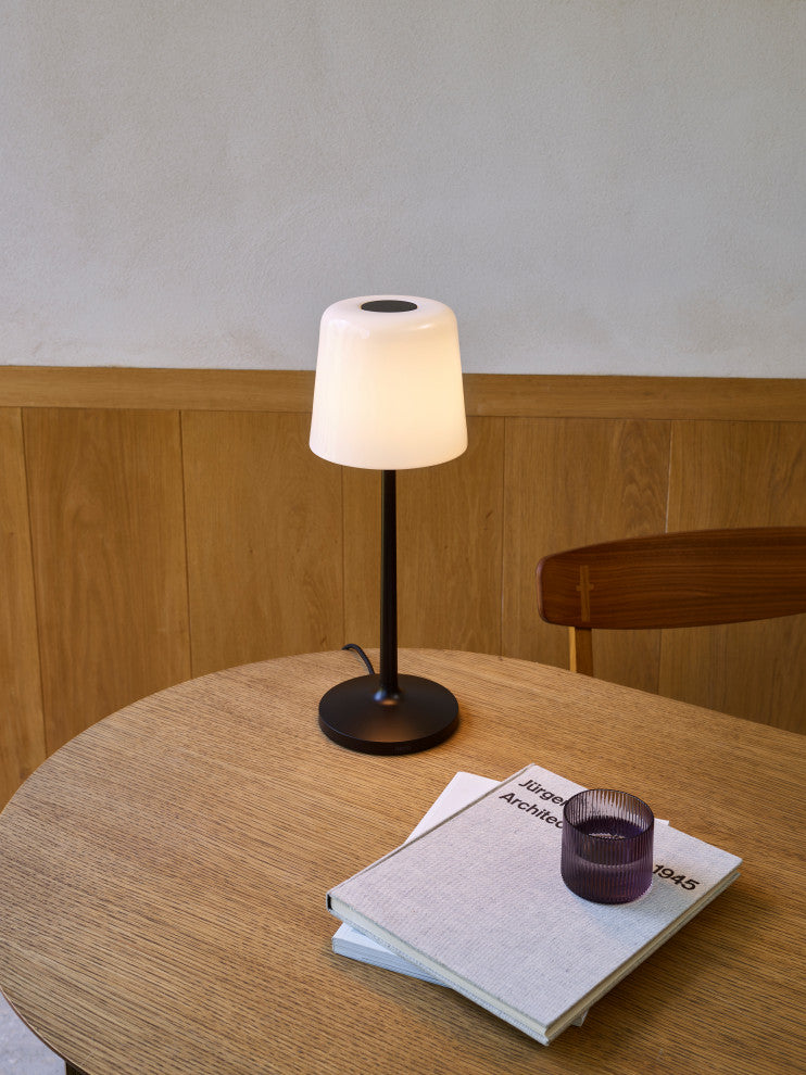 Ella Table, Matt Black, Table Lamp