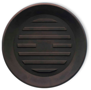 Universal Round Plant Saucer, Inner Diameter 18" x Outer 23", Old Bronze