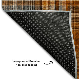 Premium Machine Washable Mayfield AMF541 Terracotta 5' x 7'6" Rug