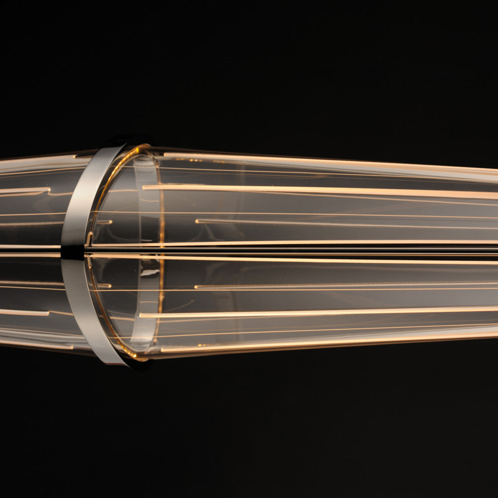 ET2 E24895-133 Quasar 52"W LED Linear Chandelier - Polished Chrome