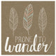 "Prone to Wander" Digital Paper Print by Laura Marshall, 42"x42"