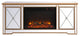 Elegant MF60160G-F1 Modern 60" Mirrored Tv Stand