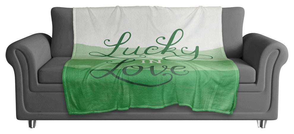 Lucky In Love 50x60 Fleece Blanket