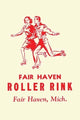 Fair Have Roller Rink- Gallery Wrapped Canvas Art 28" x 42"