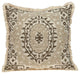 Boho Garland Beige and Brown Decorative Accent Pillow
