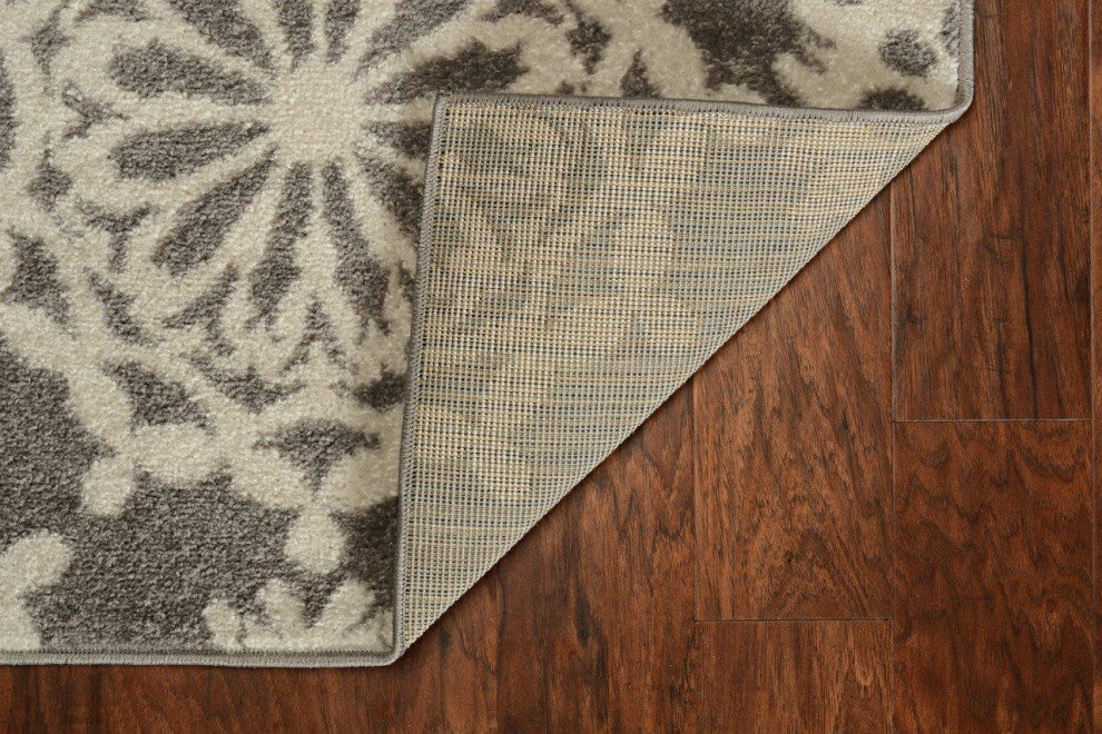 Skyline Grey/Ivory Flora 7'10"X 10'10" Rug