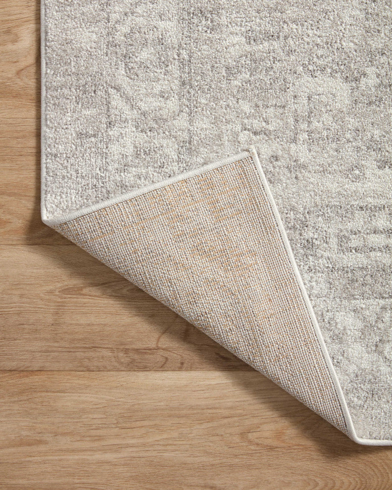 Loloi II Odette Silver / Ivory 5'-3" x 7'-9" Area Rug