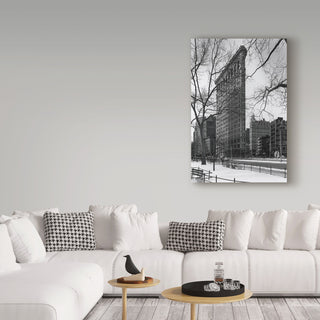 "Flat Iron Building" by Chris Bliss, Canvas Art, 12"x19"