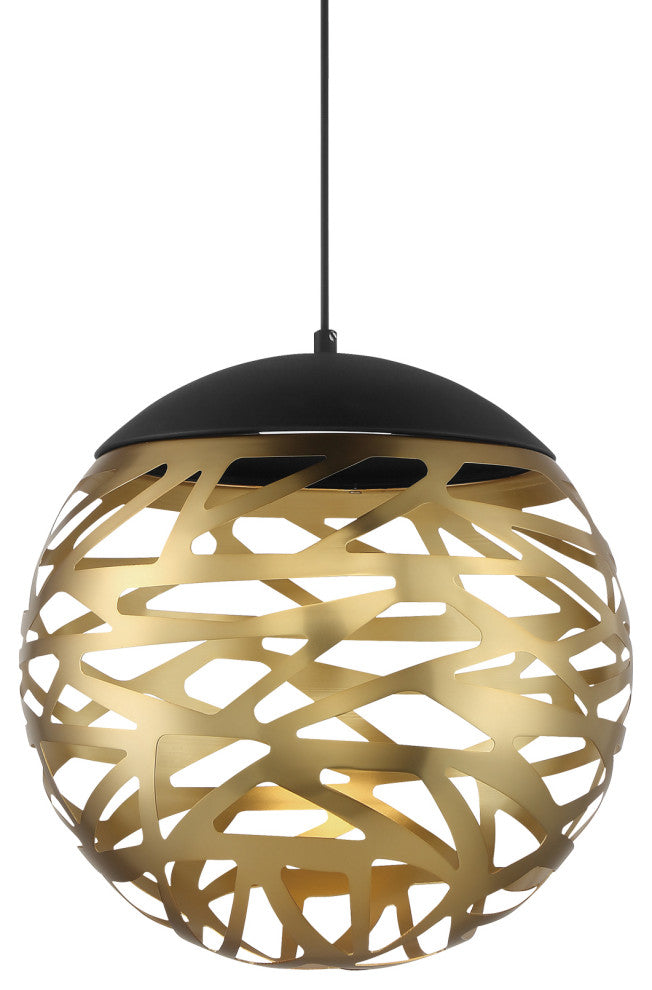 George Kovacs P934-688-L, Golden Eclipse, LED Light Pendant