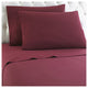 Micro Flannel Sheet Set, Wine, Queen