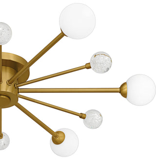 Quoizel QSF6781 Combe 6 Light 30"W Semi-Flush Ceiling Fixture - Matte Black