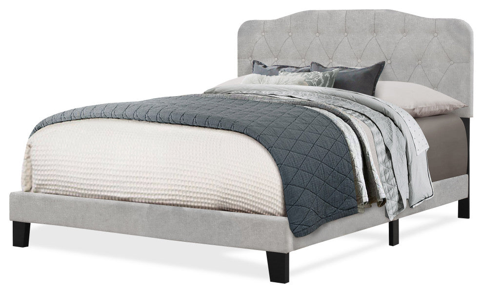 Hillsdale Nicole Contemporary Low Profile Queen Upholstered Bed