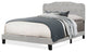 Hillsdale Nicole Contemporary Low Profile Queen Upholstered Bed