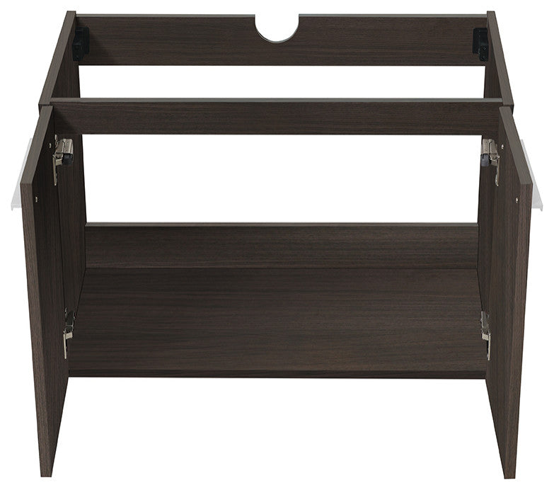 Fresca Vista 30" Gray Oak Wall Hung Cabinet