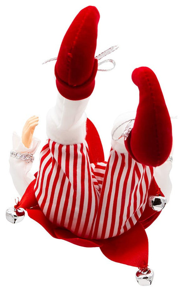 Kurt Adler 15" Kringle Klaus Peppermint Elf Ornament