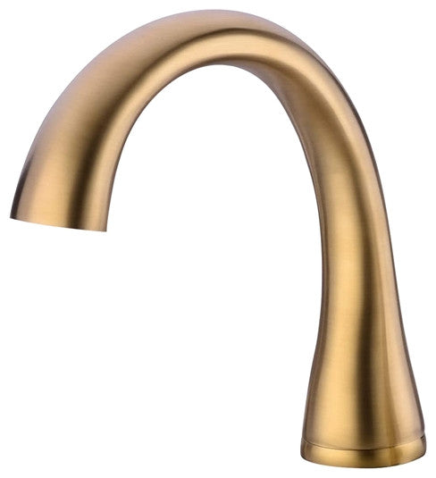 BathSelect Deck Mount Commercial Automatic Sensor Faucet Gold