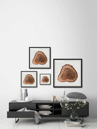 "Grow Old" Framed Painting Print, 32x32