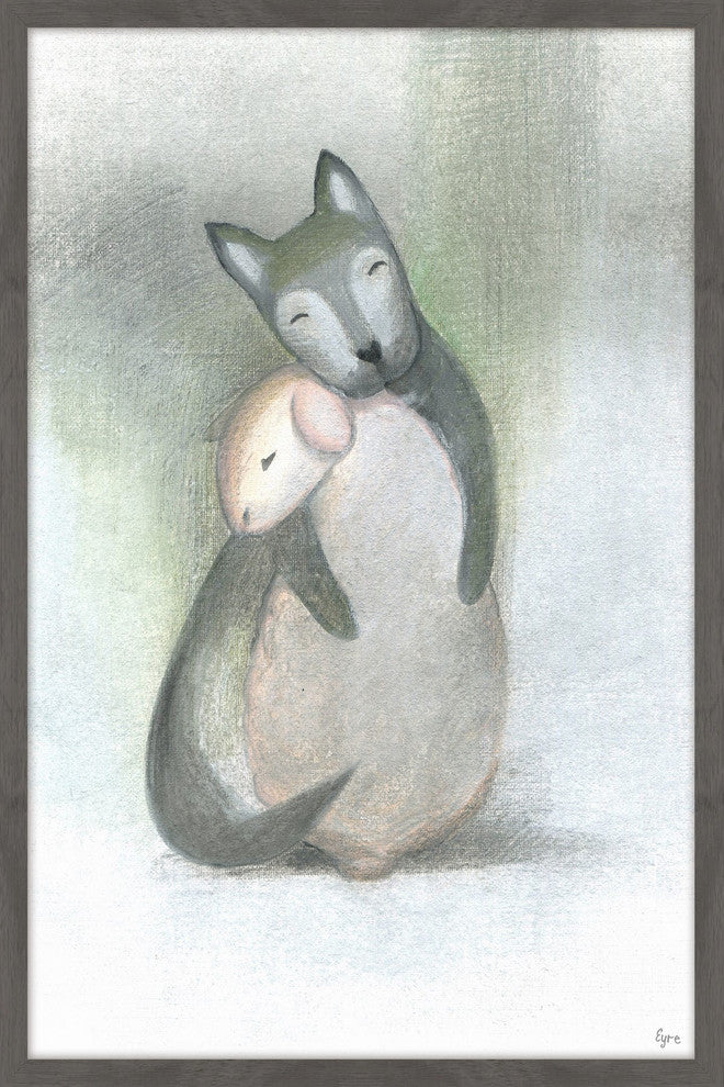 "Happy Family" Framed Painting Print, 24"x36"