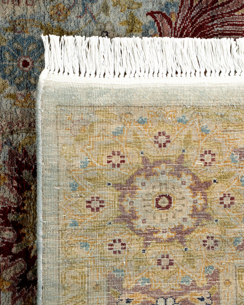 Fine Vibrance, One-of-a-Kind Hand-Knotted Area Rug Gray, 5' 3" x 10' 7"