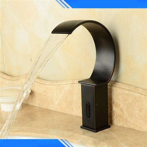 Fontana Oil Rubbed Bronze Waterfall Style Motion Sensor Faucet
