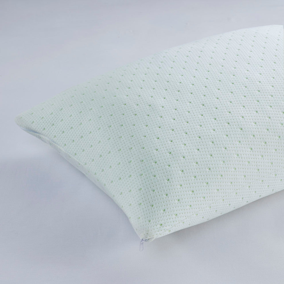 Sleep Philosophy Rayon from Bamboo Shredded Memory Foam Pillow With vBlend Cover