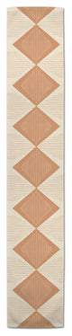 Loose Lines Triangle 16x72 Cotton Twill Runner