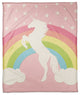 Rainbow Unicorn 50x60 Coral Fleece Blanket
