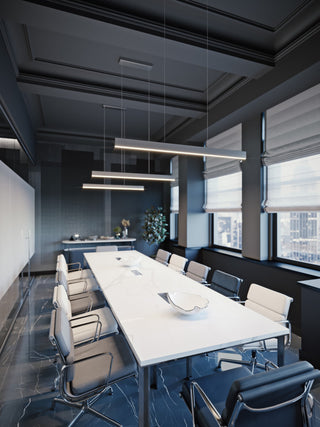 Stealth 36" Linear LED Pendant, Satin Nickel, 120-277V