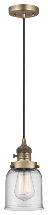 INNOVATIONS 201CSW-BB-G52-LED 1-Light Mini Pendant Brushed Brass