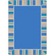 Off The Cuff 3'10" X 5'4" Area Rug, Color Light Blue