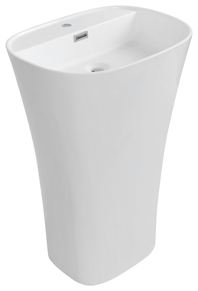 24" Streamline K-1980-24 Solid Surface Resin Freestanding Basin