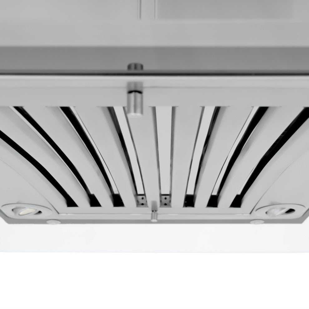 30" ZLINE CrownSound Ducted Island Range Hood, GL9iCRN-BT-30
