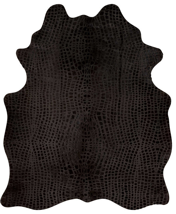 Mina Victory BR700 Throw Rug, Black, 5' x 7'