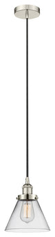 Innovations 616-1PH-PN-G42 1-Light Mini Pendant, Polished Nickel