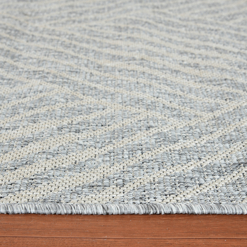 Maryland Abbel Indoor/Outdoor Area Rug, Cream, 2' x 3', Geometric