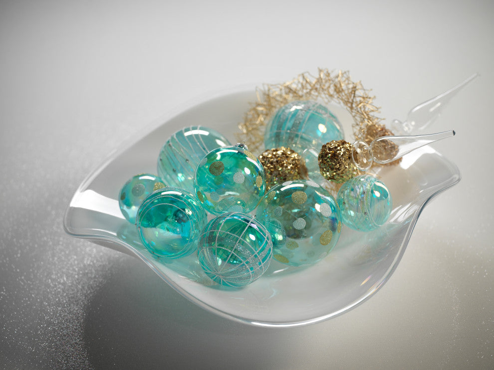 Shoal Scissor Cut Wave Glass Bowl