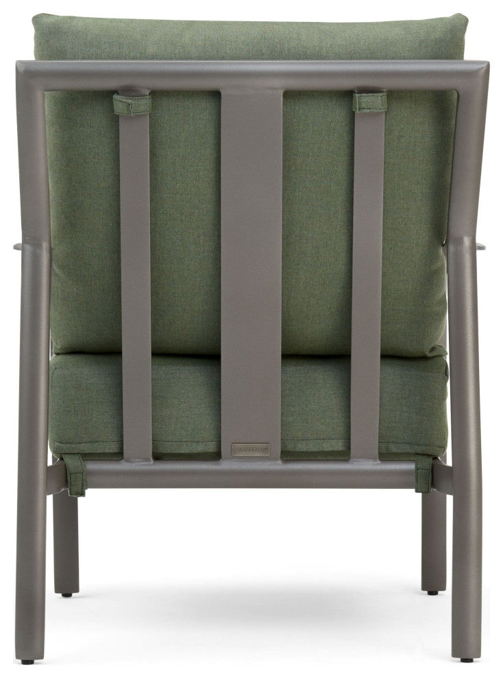 Aspen Cushion Outdoor Resort-Grade Lounge Chair, Brown