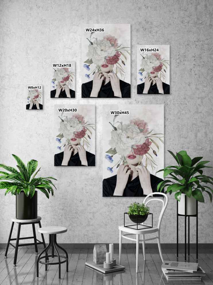 "I Decide My Vibe" Painting Print on Wrapped Canvas, 16x24