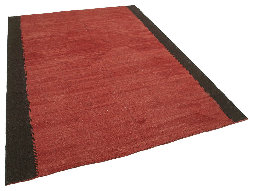 Rug N Carpet - Hand-knotted Oriental 6' 2'' x 8' 0'' Flatweave Wool Kilim Rug